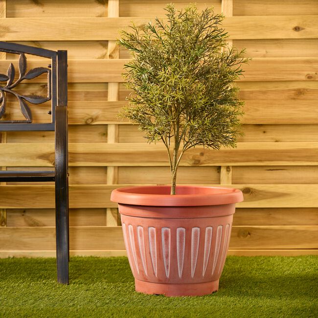 Terracotta Round Plant Pot 16.5"